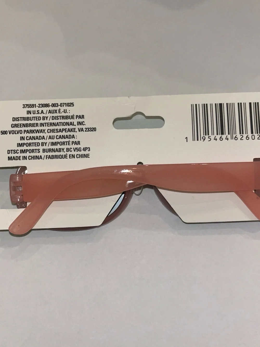 Kids Oval Sunglasses - Pink Frame with UV Protection